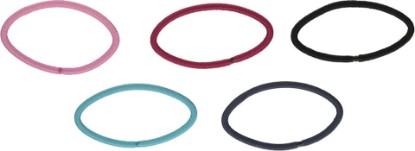 Picture of Scunci by Conair Effortless Beauty Large No-damage Pastel Elastics, Hair Ties for Women and Men, Elastic Hair Ties with Medium Hold, Colors May Vary, 30 Pack