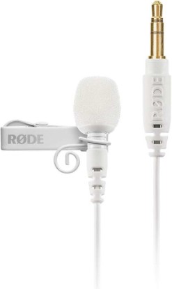 Picture of RØDE Lavalier GO Professional Lavalier/Lapel Microphone Broadcast, Filmmaking, Content Creation, Location and Studio Voice Recording – White