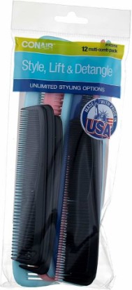 Picture of Conair Assorted Comb Set 12/Pack