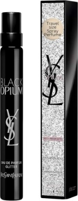 Picture of Yves Saint Laurent YSL Black Opium Glitter Eau De Parfum for Women - Travel Size 0.33 Fl Oz. | Perfume for Women, Eau de Parfum, Travel Size, Mini Perfume, Designer Sampler, Luxury Fragrance