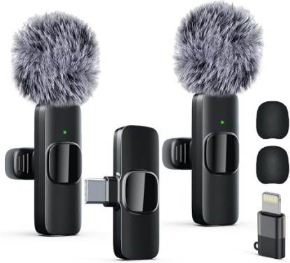 Picture of Labstandard Professional Wireless Lavalier Lapel Microphone for iPhone, iPad, mini Video Recording Mic forInterview Video Podcast Vlog YouTube&Livestream, Noise Reduction, Plug &Play