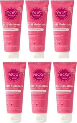 Picture of eos Shave Cream Pomegranate Raspberry, 2.5 Ounces each (Value Pack of 6)