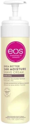Picture of eos Shave Cream Vanilla B Size 7z Eos Shave Cream Vanilla Bliss 7z