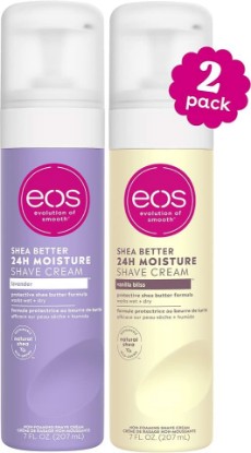 Picture of eos Shea Better Shave Cream- Lavender &Vanilla Bliss, 7 fl oz, 2-Pack