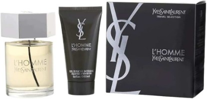 Picture of LHomme by Yves Saint Laurent for Men - 2 Pc Gift Set 3.3oz EDT Spray, 1.6oz Shower Gel