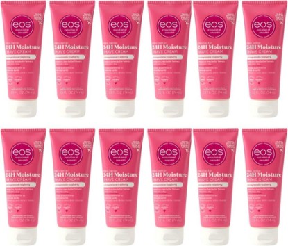Picture of eos Shave Cream Pomegranate Raspberry, 2.5 Ounces each (Value Pack of 12)
