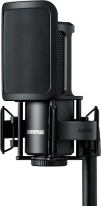 Picture of Shure SM4 XLR Studio Condenser Microphone Kit for Recording | Home-studio condenser mic with mix-ready audio, all-metal build, detachable magnetic pop filter and shock mount