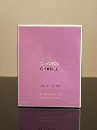 Picture of Chance Eau Tendre by Chanel Eau De Toilette Spray 3.4 oz / 100 ml (Women) | Floral Fragrance, Round Glass Bottle, Pink Juice, Women's Perfume, Iconic Scent