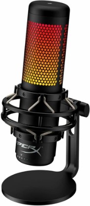 Picture of HyperX QuadCast S RGB USB Condenser Microphone for PC, PS4 and Mac, Anti-Vibration Shock Mount, Four Polar Patterns, Pop Filter, Gain Control, Gaming, Streaming, Podcasts (Renewed)