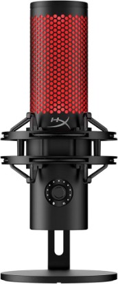 Picture of HyperX QuadCast 2 – USB Microphone for Gaming, Streaming and Podcasting, with On-Board Controls, LED Lighting, Removable Shock Mount, PC, Mac, PS5, PS4, USB-C - Black