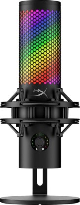 Picture of HyperX QuadCast 2 S – USB Microphone, with RGB Lighting, Streaming and Podcasting, with On-Board Controls, LED Lighting, Removable Shock Mount, PC, Mac, USB-C - Black