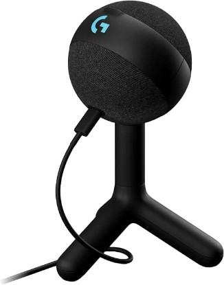 Picture of Logitech G Yeti Orb Condenser RGB Gaming Mic with LIGHTSYNC, USB Mic for Streaming, Cardioid for PC/Mac - Black (Renewed)