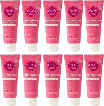 Picture of eos Shave Cream Pomegranate Raspberry, 2.5 Ounces each (Value Pack of 10)