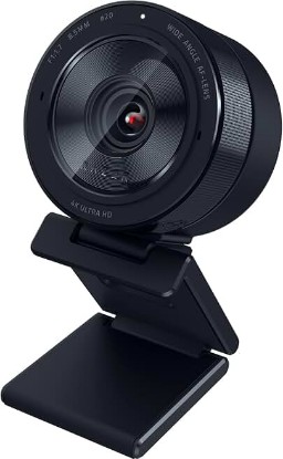 Picture of Razer Kiyo Pro Ultra 4K Webcam, Large Sensor, Built-in Mic and Shutter | Auto Light Correction, Pro Grade Content Creation, Streaming, Gaming, Video Calls, Works with PC, OBS, Zoom, Teams ECOLOGO
