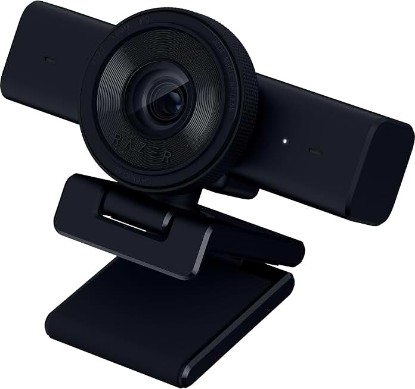 Picture of Razer Kiyo V2 X Webcam for Streaming and Meetings, 1440p 60 FPS, Black | AI Powered Auto-Framing, Built-in Microphone, Ultrawide Angle Lens, Privacy Cover, Works with OBS, Discord, Zoom, Teams