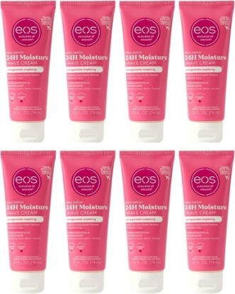 Picture of eos Shave Cream Pomegranate Raspberry, 2.5 Ounces each (Value Pack of 8)