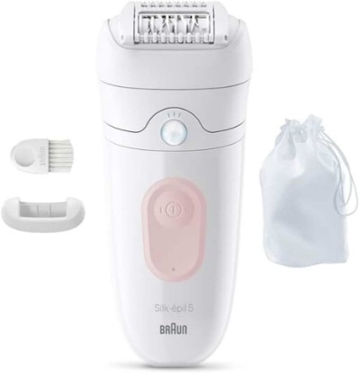 Picture of Braun Silk·épil 5, Wet and Dry Epilator, for Easy Hair Removal, Long Time Smooth Skin, 5-011, Flamingo Pink
