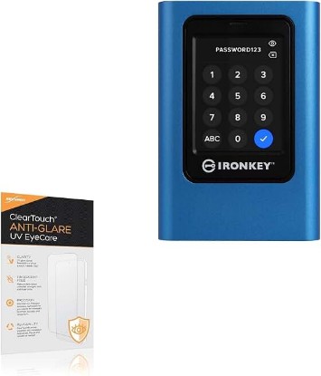 Picture of BoxWave Screen Protector Compatible With Kingston IronKey Vault Privacy 80 - ClearTouch Anti-Glare Anti-UV EyeCare (2-Pack), Filters out Harmful Blue Light Reduce Fatigue