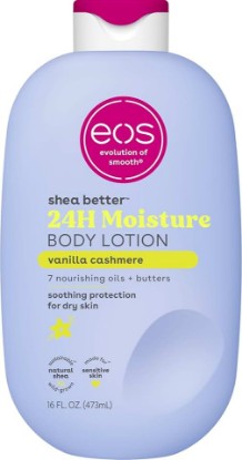 Picture of eos Shea Better Body Lotion- Vanilla Cashmere, 24-Hour Moisture, 16 fl oz