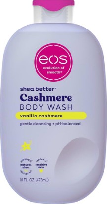 Picture of eos Cashmere Body Wash- Vanilla, Creamy Gel with Shea Butter, 16 fl oz [Amazon-developed Certification] Compact by Design