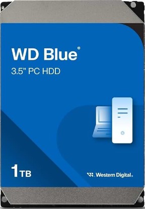 Picture of Western Digital 1TB WD Blue PC Internal Hard Drive HDD - 7200 RPM, SATA 6 Gb/s, 64 MB Cache, 3.5" - WD10EZEX