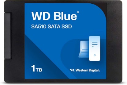 Picture of Western Digital 1TB WD Blue SA510 SATA Internal Solid State Drive SSD - SATA III 6 Gb/s, 2.5"/7mm, Up to 560 MB/s - WDS100T3B0A