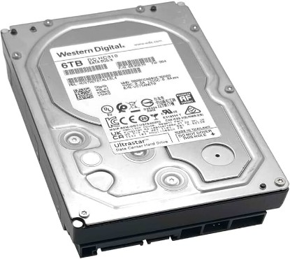 Picture of Western Digital 6TB Ultrastar DC HC310 SATA HDD - 7200 RPM Class, SATA 6 Gb/s, 256MB Cache, 3.5inch - HUS726T6TALE6L4 (Renewed)