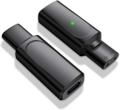 Picture of USB-C to Braun Shaver Charging Adapter, Compatible with Series 3, 5, 7, 9, XT, HC, Silk-epil, BG Series (2-Pack - Black)