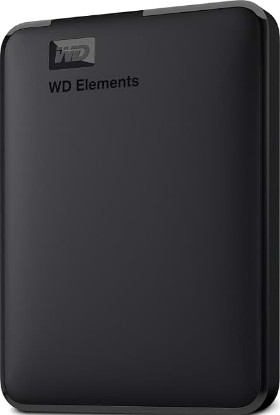 Picture of WD 2TB Elements Portable External Hard Drive for Windows, USB 3.2 Gen 1/USB 3.0 for PC & Mac, Plug and Play Ready - WDBU6Y0020BBK-WESN | WDBU6Y0020BBK-WESN, USB 3.2 Gen 1/USB 3.0 for PC, Plug, Play Ready - WDBU6Y0020BBK-WESN