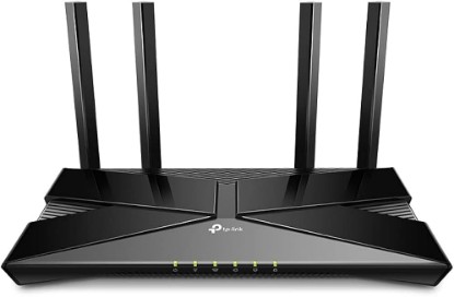 Picture of TP-Link Smart WiFi 6 Dual Band Router 4 Gigabit LAN Ports | 802.11AX Router, Beamforming, OFDMA, MU-MIMO, Parental Controls, Dual-Core 900MHz Processor, Works with Alexa (Archer AX10)