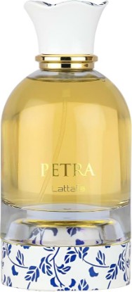 Picture of Lattafa Petra - Fruity, Gourmand, Floral, Musky - Eau de Parfum Long-Lasting Fragrance for Unisex, 3.4 Ounce / 100 ml