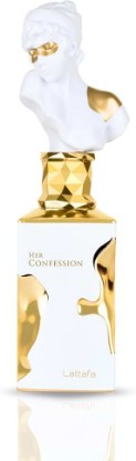 Picture of Lattafa Her Confession - Vanilla, Floral, Amber, Musk - Eau de Parfum Long-Lasting Fragrance for Women, 3.40 Ounce / 100 ml
