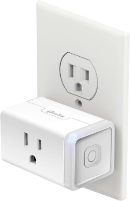 Picture of Kasa Smart Plug Mini with Energy Monitoring, KP115 | Wi-Fi Outlet Works with Alexa, Google Home, Wi-Fi Simple Setup, No Hub Required, White