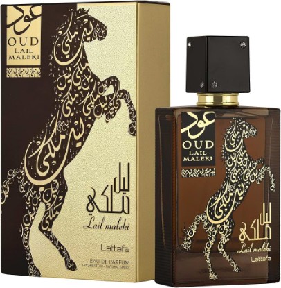 Picture of Lattafa Oud Lail Maleki – Spicy, Floral, Woody, Oriental – Eau de Parfum Spray Long-Lasting Fragrance for Unisex, 3.4 Ounce / 100 ml
