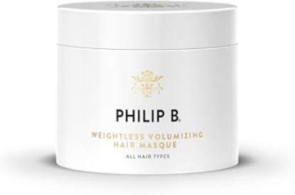 Picture of PHILIP B Weightless Volumizing Hair Masque, 8 fl. oz. (226 ml) - Conditioning Hair Mask Protects Against Breakage & Splitting, for Bouncy Smooth Hair | Conditioning Hair Mask Protects Against Breakage & Splitting, for Bouncy Smooth Hair