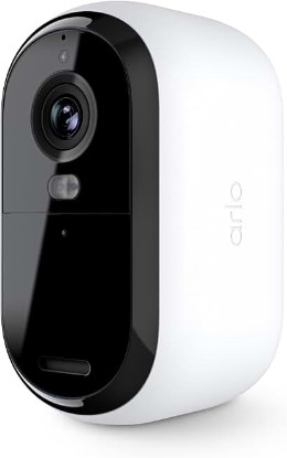 Picture of Arlo Essential Security Cameras Wireless Outdoor 1080p HD (2nd Gen, 2023 Release) - Battery Power, Person Recognition, Package Detection, Animated Preview, 1-Month Trial of Secure Plan, 1 Cam, White