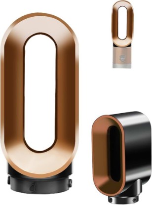 Picture of Pre-Styling Dryer Attachment for Dyson Airwrap, Nozzle Replacement Curling Barrels Hair Styler Accessories, Part No. 969759-01, Nickel/Copper