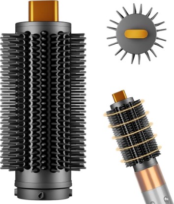 Picture of Round Volumizing Brush Attachment for Dyson Airwrap HS01/05/08 | 2.3in with plastic bristles round brush attachment accessories for straightening fast dry big curls add volume