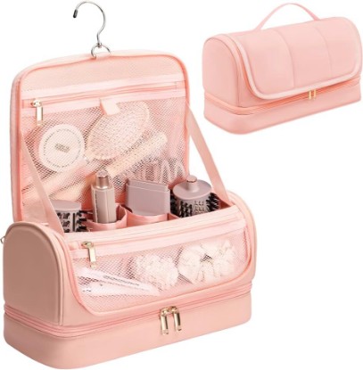 Picture of Hanging Hair Tool Organizer, Pink | Compatible with Dyson Airwrap