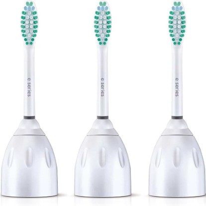 Picture of Philips Sonicare Genuine E-Series Replacement Toothbrush Heads, 3 Brush Heads, White, HX7023/64