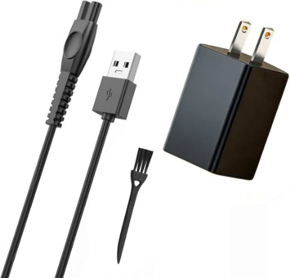 Picture of 5V Charger Compatible with Philips Norelco MG3919 MG3939 MG5900 MG5910 MG7900 MG7910 BG5495 BG7480 MG9525 Replacement Cord for Phillips Series 3000 5000 7000 9000 Multigroom Trimmer Charging Cable