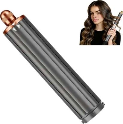 Picture of 1.6INCH/40MM Long Barrel for Dyson Airwrap Attachment HS01 HS05 HS08 | Auto-Wrap Adjustable Bidirectional Curling Iron Attachment, Creates Long-Lasting Bouncy Waves , Easy Clip-in Design