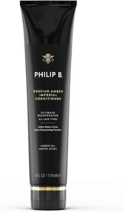 Picture of PHILIP B Russian Amber Imperial Conditioner, 6 Oz | Deep Conditioning, Color Protecting and Gloss-Enhancing with Amber Oil, Amino Acids & Pea Peptides – for All Types of Hair