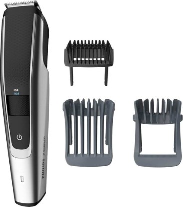 Picture of Philips Norelco Beard Trimmer and Hair Clipper Series 5500, electric, cordless, one pass beard trimmer and hair clipper with washable feature for easy clean - No blade oil needed - BT5511/49