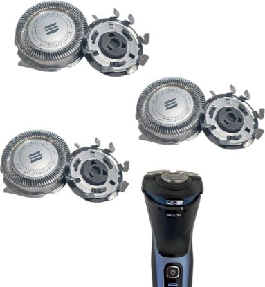 Picture of SH30 Replacement Blades & Foils for Philips Series 3000/3600/3800 – 3 Pack | Fits PT720/PT725/PT735/PT786,S2000/S2302/S2313/S2508, S1000/S1060/S1560,Snap-in replacement,Rinses clean