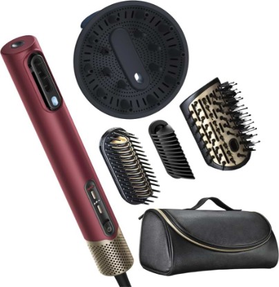 Picture of Conair DigitalAire Styling System, 4-in-1 Drying & Styling, 1600W | All-in-one diffuser hair dryer, hair straightener, detangling attachment, and volumizing brush with heat up to 255°F