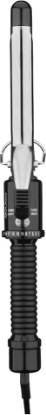 Picture of Conair Curling Iron​, Short to Medium Hair, 3/4-in. Barrel, Black/Silver | Hair curler with multi-layer technology for fine, medium, and thick hair, 25 heat settings up to 400°F, and 60-second heat-up