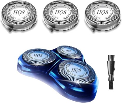 Picture of HQ8 Replacement Heads Compatible with Philips Norelco for Aquatec Shavers PT720 PT730 AT810 AT815 AT830 AT880,HQ8 Blades,3pcs.