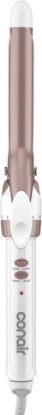 Picture of Conair Curling Iron, Double Ceramic, 3/4-in. Width, White/Rose Gold | Hair curler for soft spirals and tight curls, includes 30 heat settings, dual voltage, built-in heat protection, and auto-off