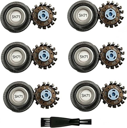 Picture of SH71 Replacement Blades Compatible with Philips Norelco 5000 Shaver Heads | SH71/70 Shaver Heads Compatible with Philips Norelco 5000 Series S5xxx and 7000 S7xxx Series Electric Razor